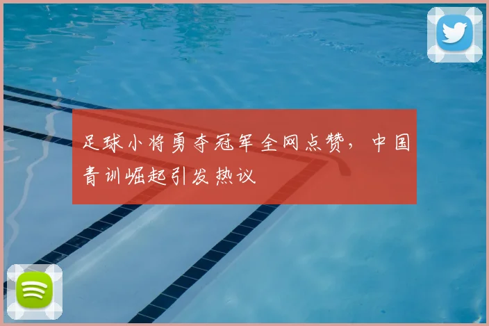 足球小将勇夺冠军全网点赞，中国青训崛起引发热议